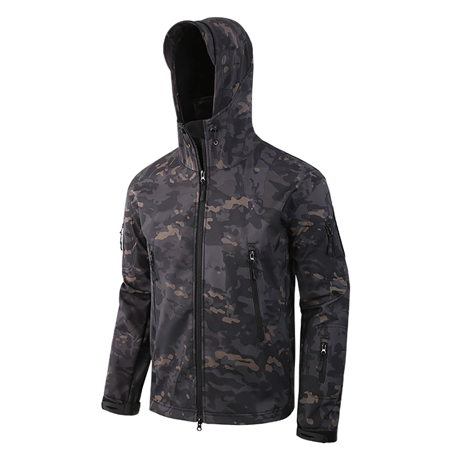 Jacket-Black Camouflage