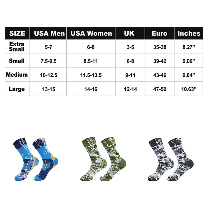 Gash Hao Men's Waterproof Hiking Socks