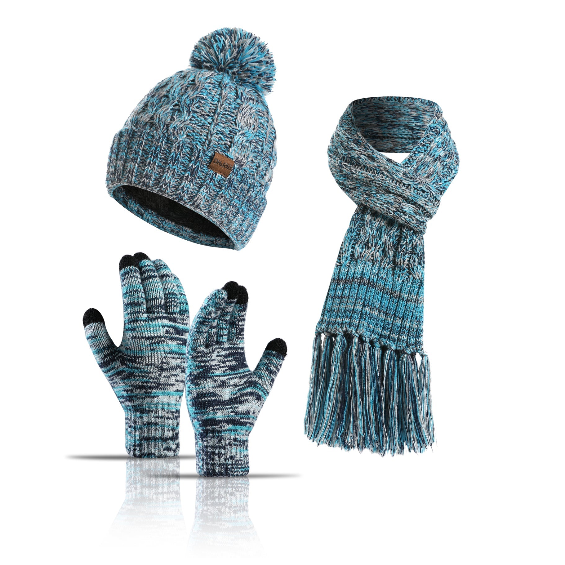 Gash Hao Hat Scarf and Glove Set