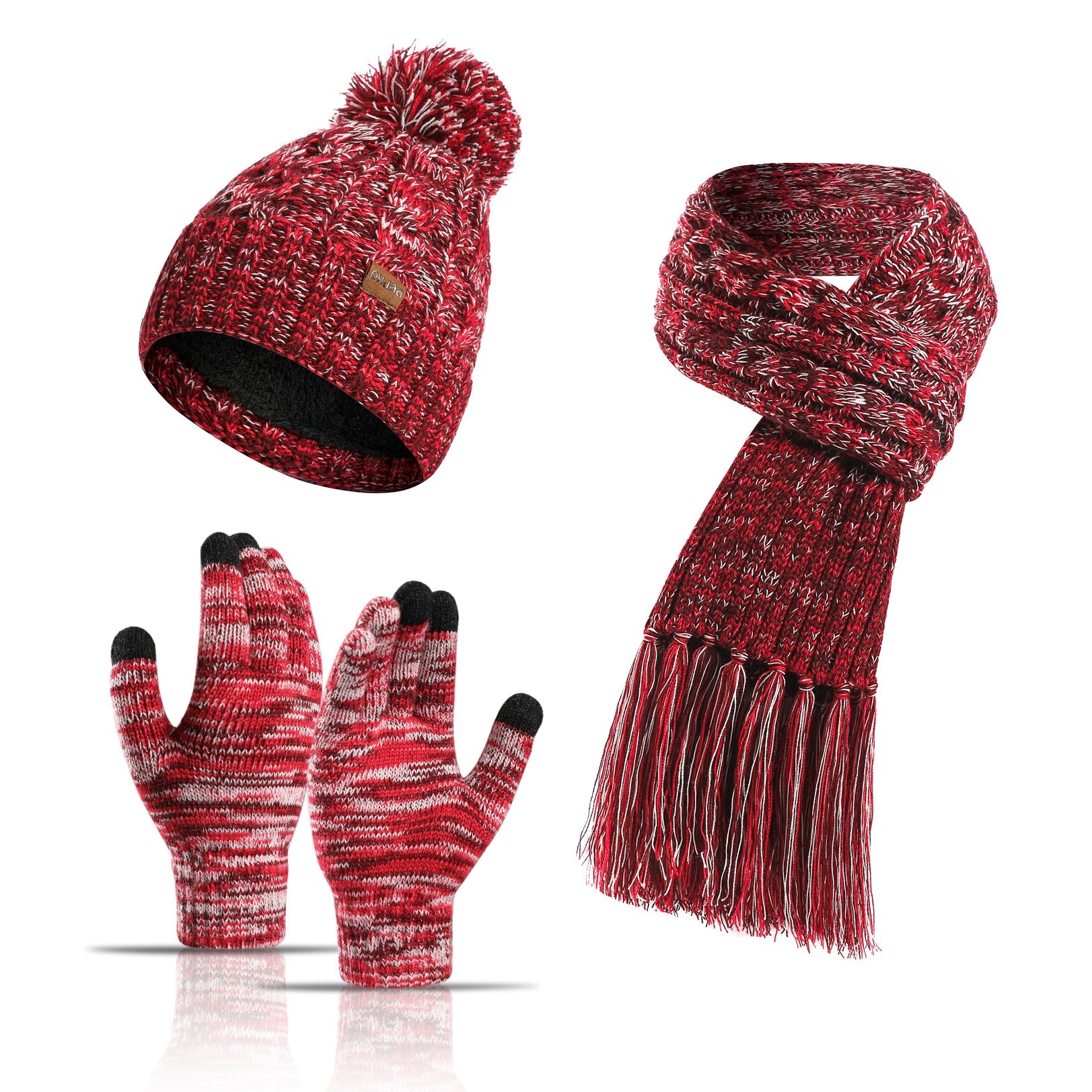 Gash Hao Hat Scarf and Glove Set