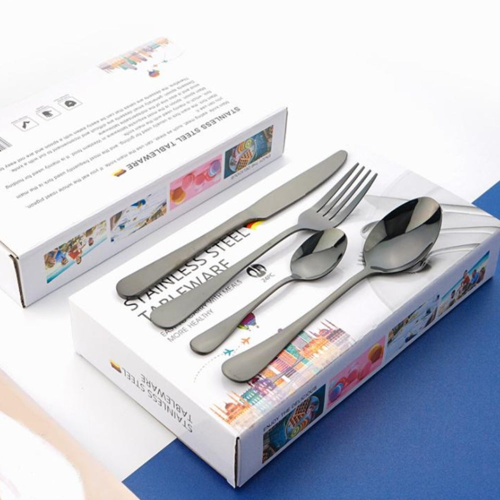 Boogear Stainless Steel Cutlery 8 Piece Set